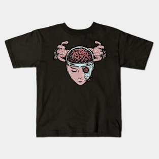 Cyborg Brain Kids T-Shirt